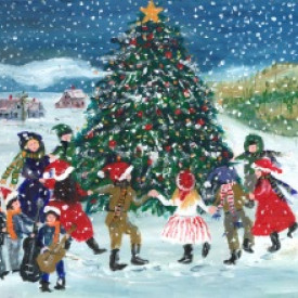 Jólaball í Grunnskólanum