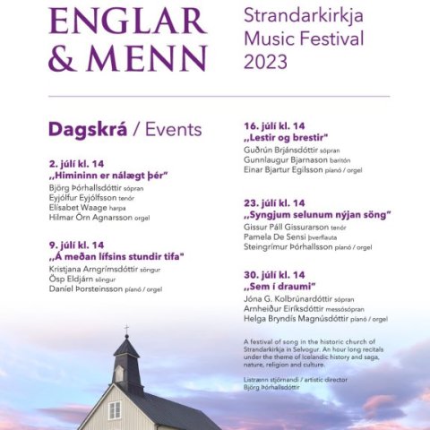 Englar og menn - Tónlistarhátíð Strandarkirkju 2023