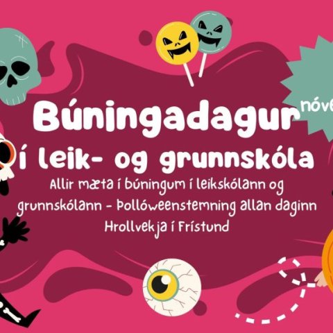 Búningadagur í leik- og grunnskóla