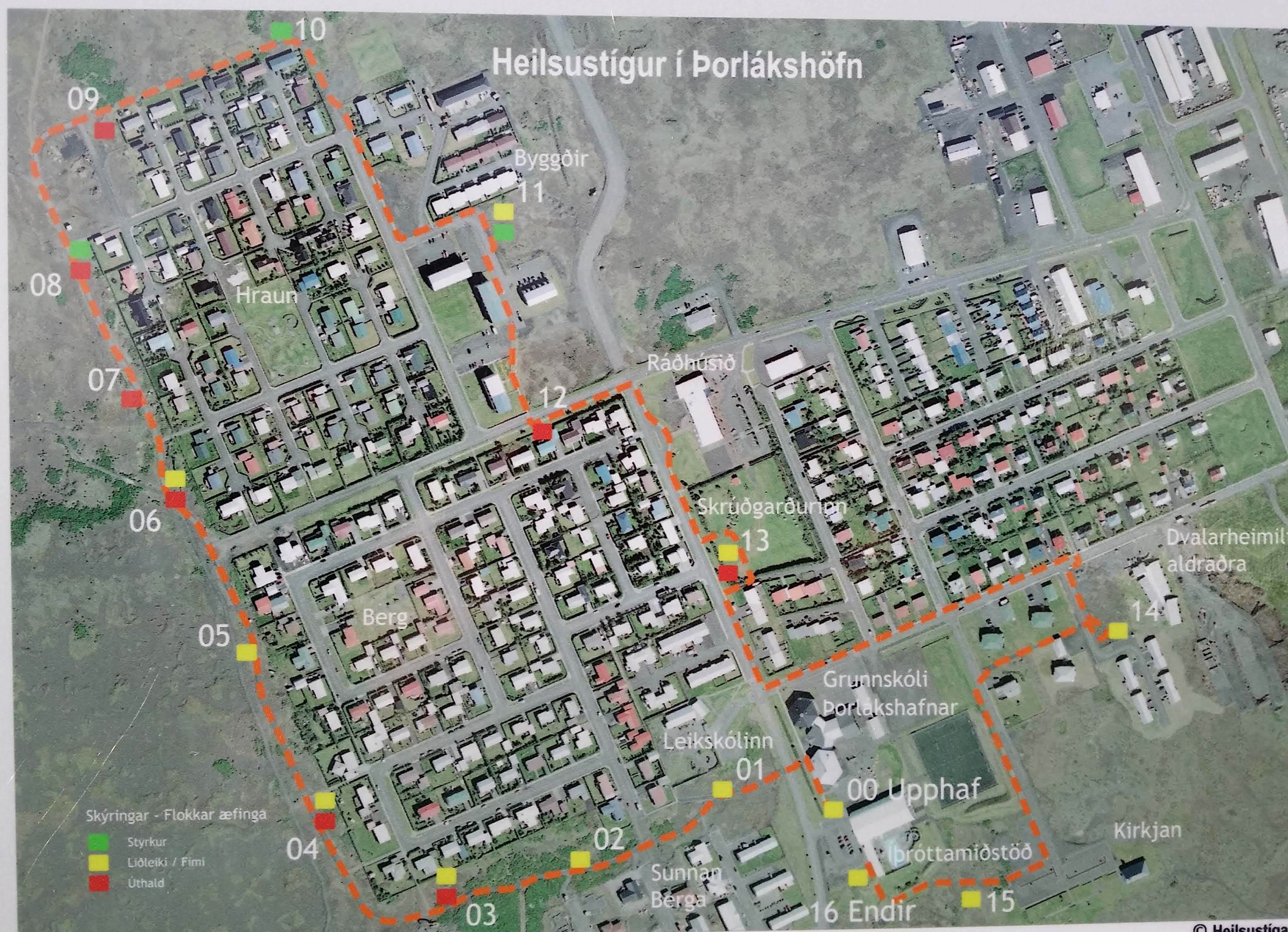 Heilsustígur Þorlákshöfn Heilsustígur Þorlákshöfn
