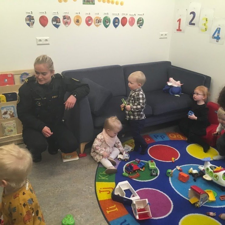 Berglind lögga í heimsókn