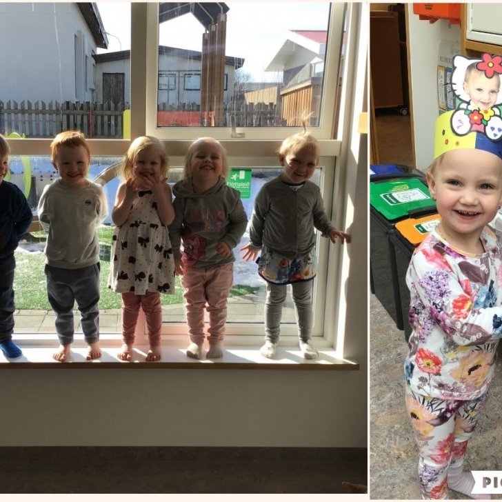 Við vorum með 3 ára afmælisstelpu í apríl