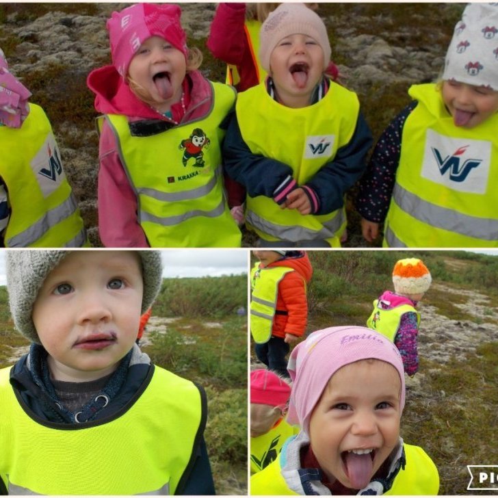 Allir að sýna tungurnar, til að athuga hver er með bláa tungu