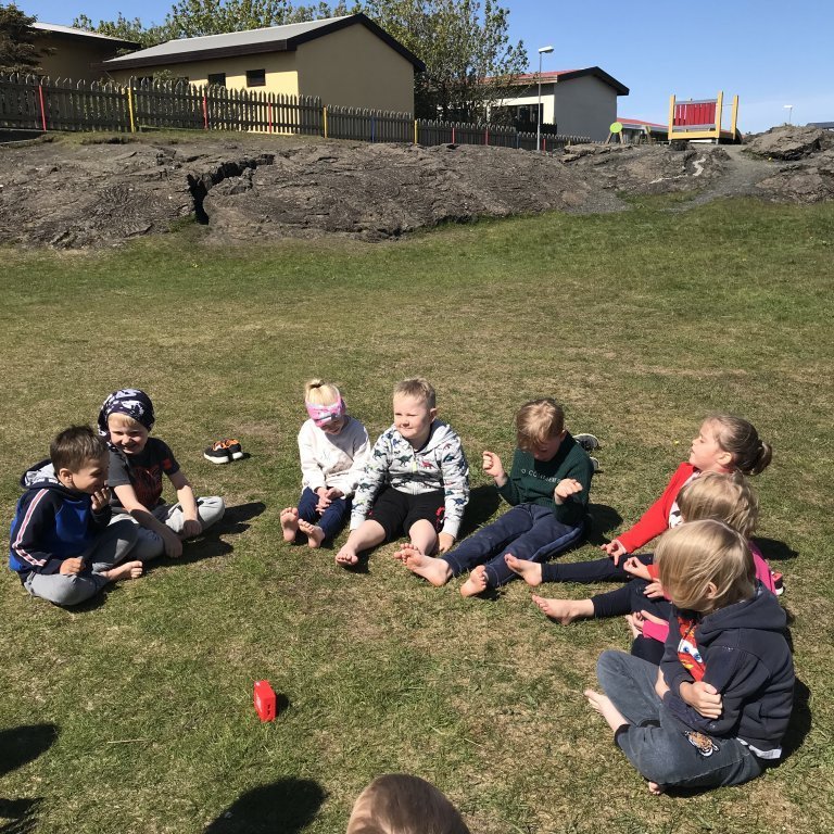 Við byrjum alla tíma á að kjarna okkur