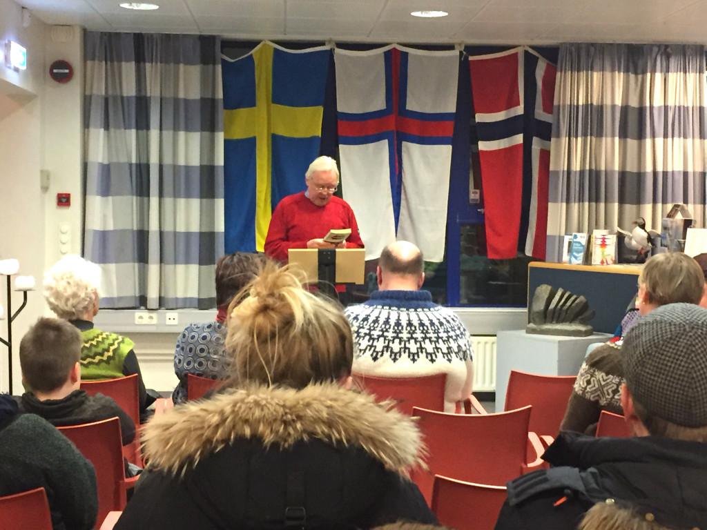 Upplestur vegna Norrænu bókasafnsvikunnar - Hannes Sigurðsson