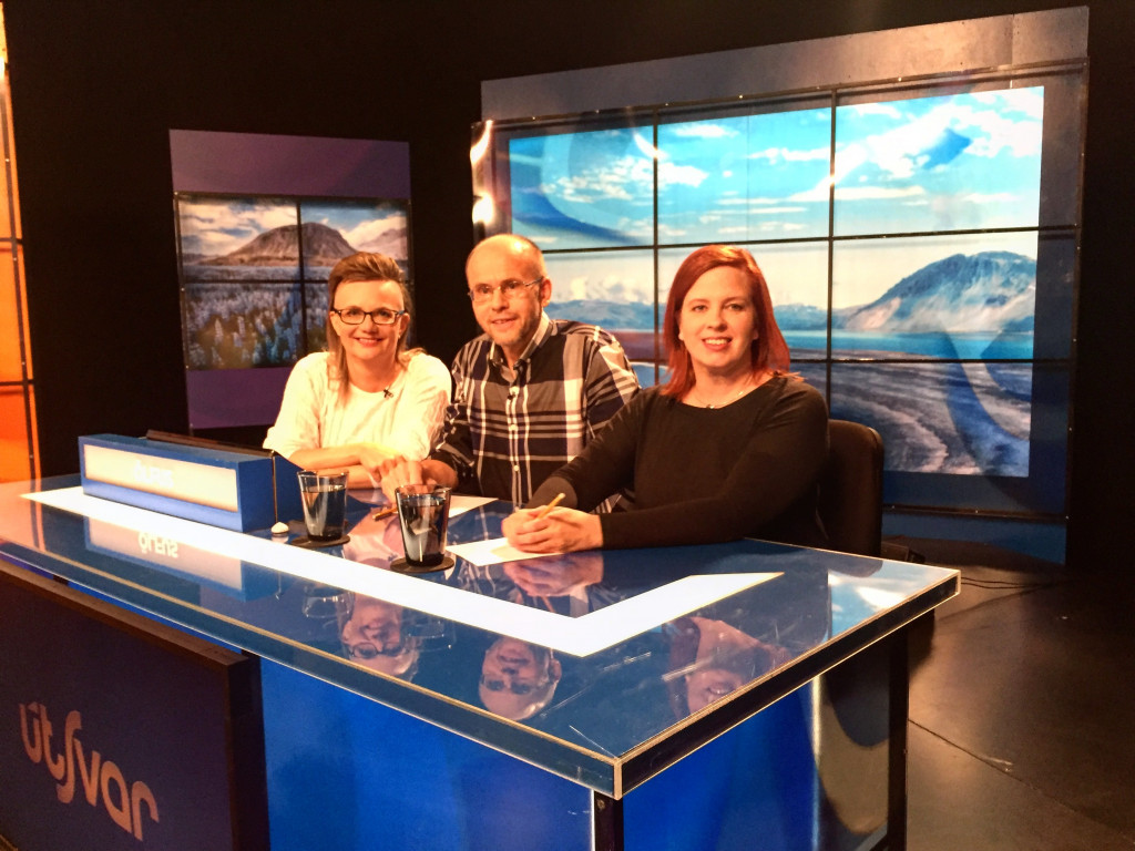 Ölfus í Útsvari - Ágústa Ragnarsdóttir, Hannes Stefánsson og Árný Leifsdóttir