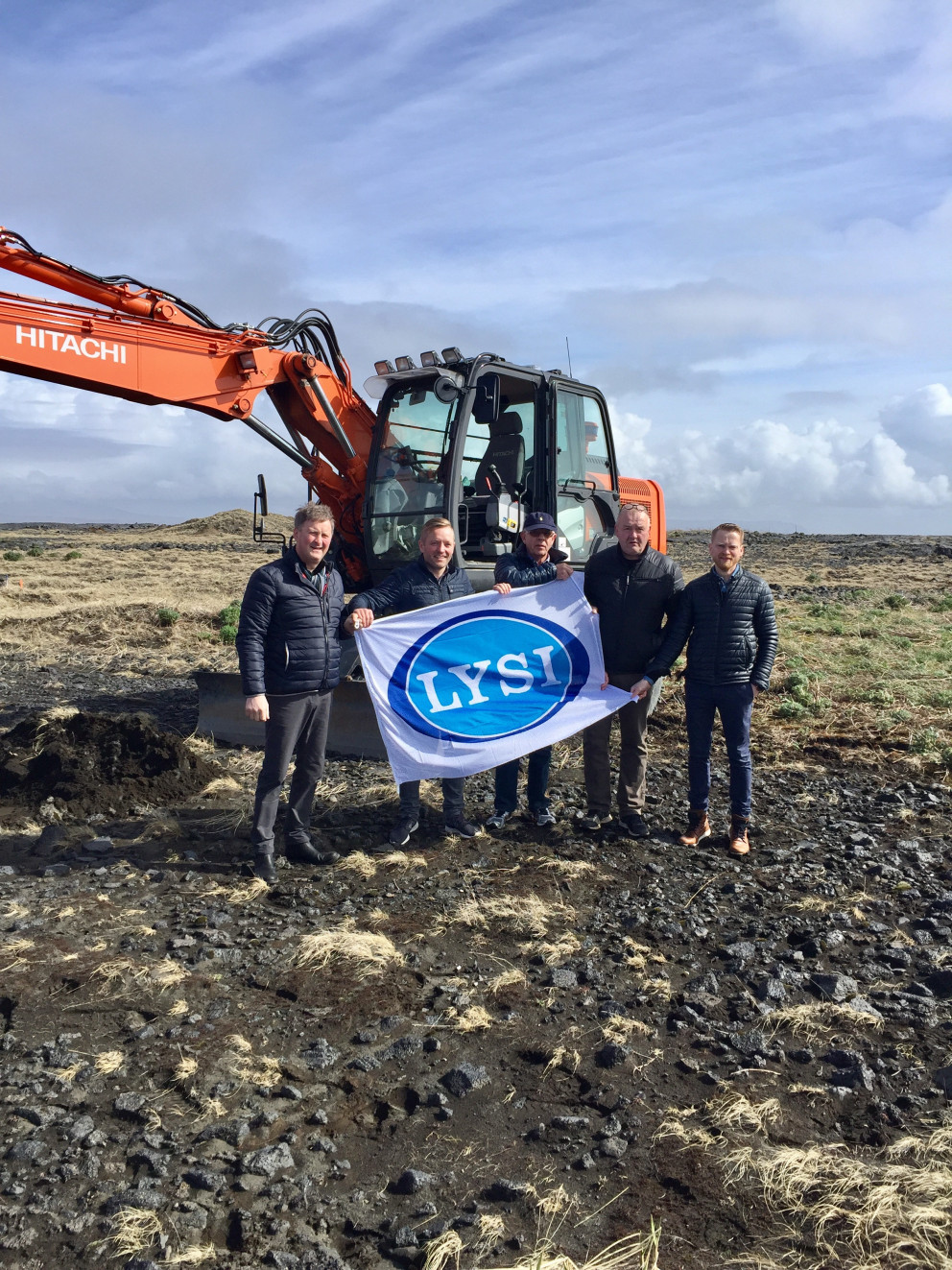 Fyrsta skóflustungan tekin að nýrri aðstöðu Lýsis hf.