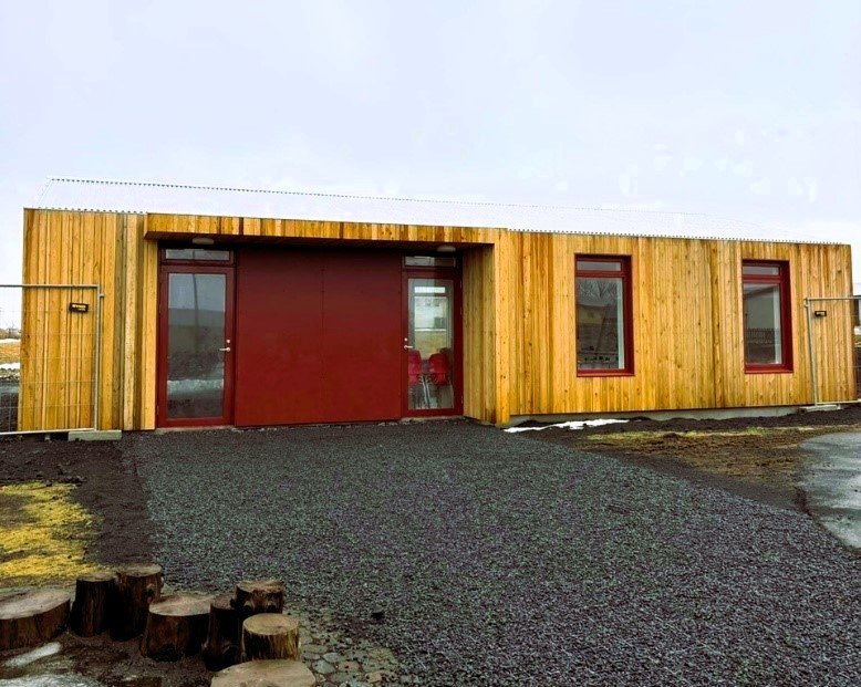 Nýr rauður kjarni við Leikskólann Bergheima