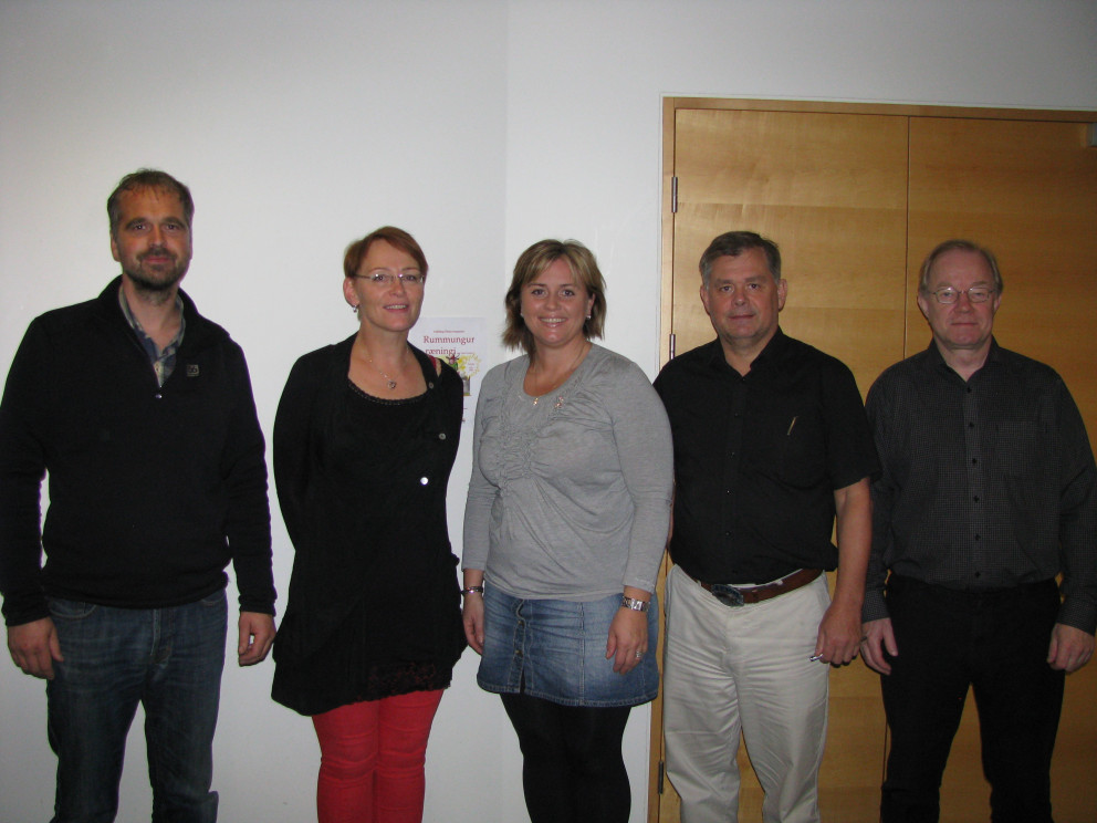 Frá undirritun verksamnings leikskólans Bergheima