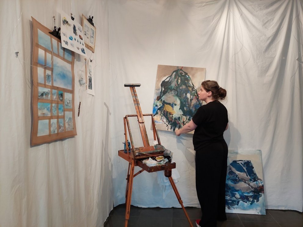 Vinnustofa listakonu í Gallerí undir stiganum