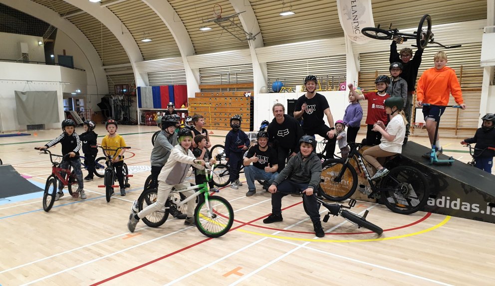 BMX brós með skemmtilegt námskeið