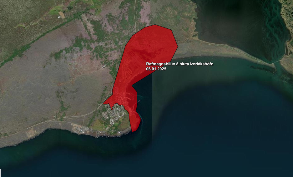 Rafmagnsbilun er í gangi í austur hluta Þorlákshafnar frá aðveitustöð