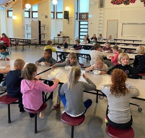 Hafragrautur í skólanum