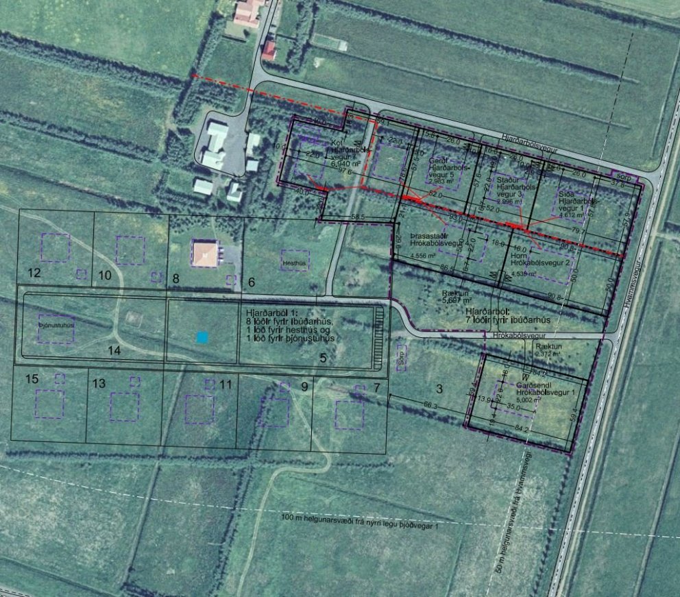 Tillaga að deiliskipulagi í Hjarðarbóli Ölfusi