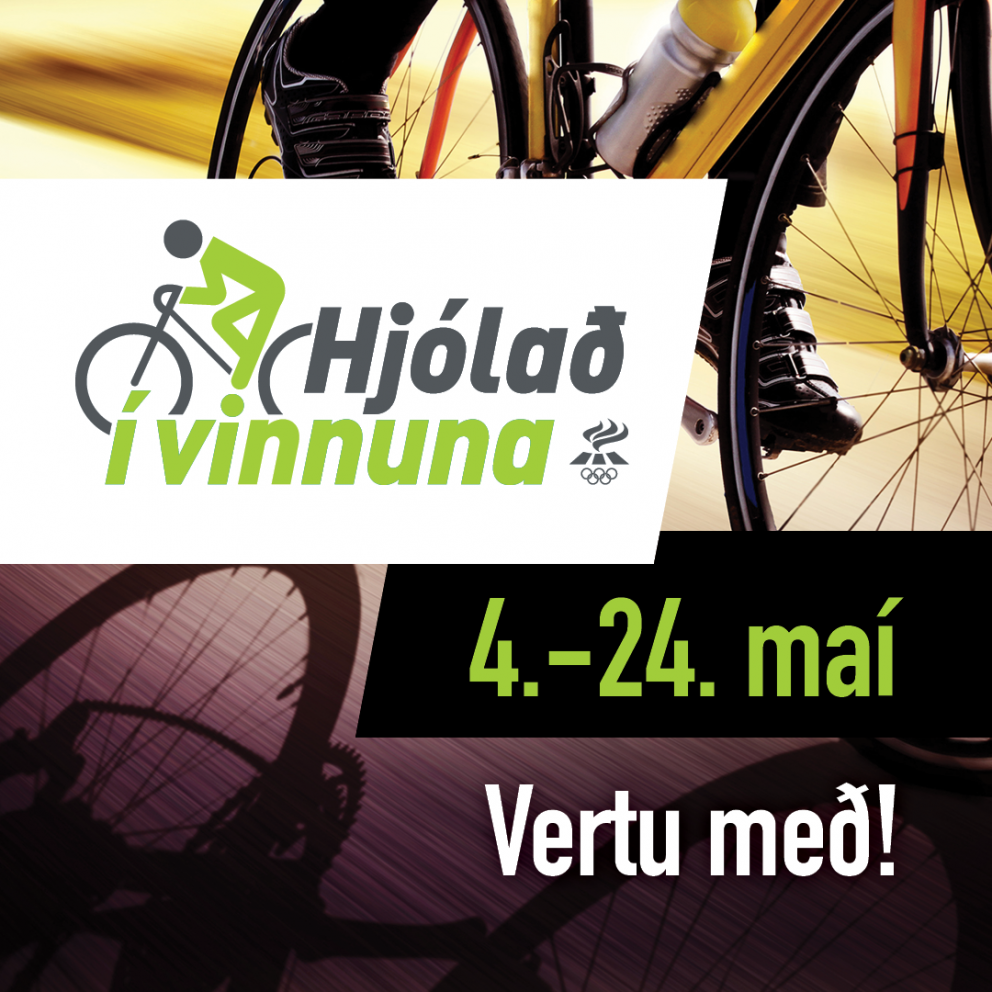 Hjólað í vinnunna 2022 hefst 4.maí