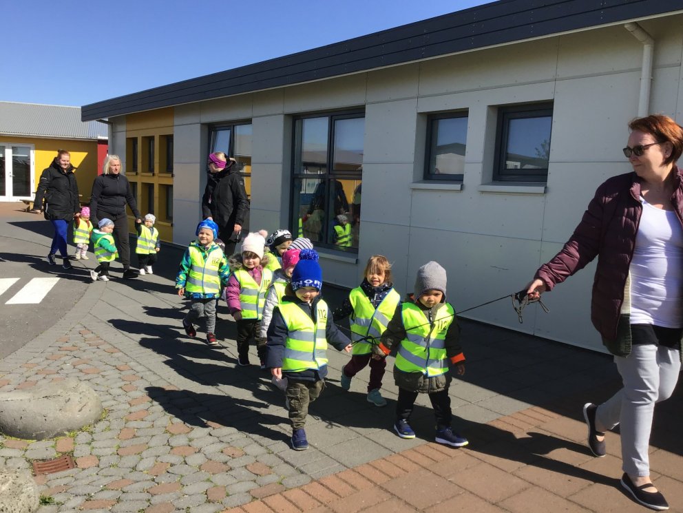 Dvergaheimar - kíkt á hænur