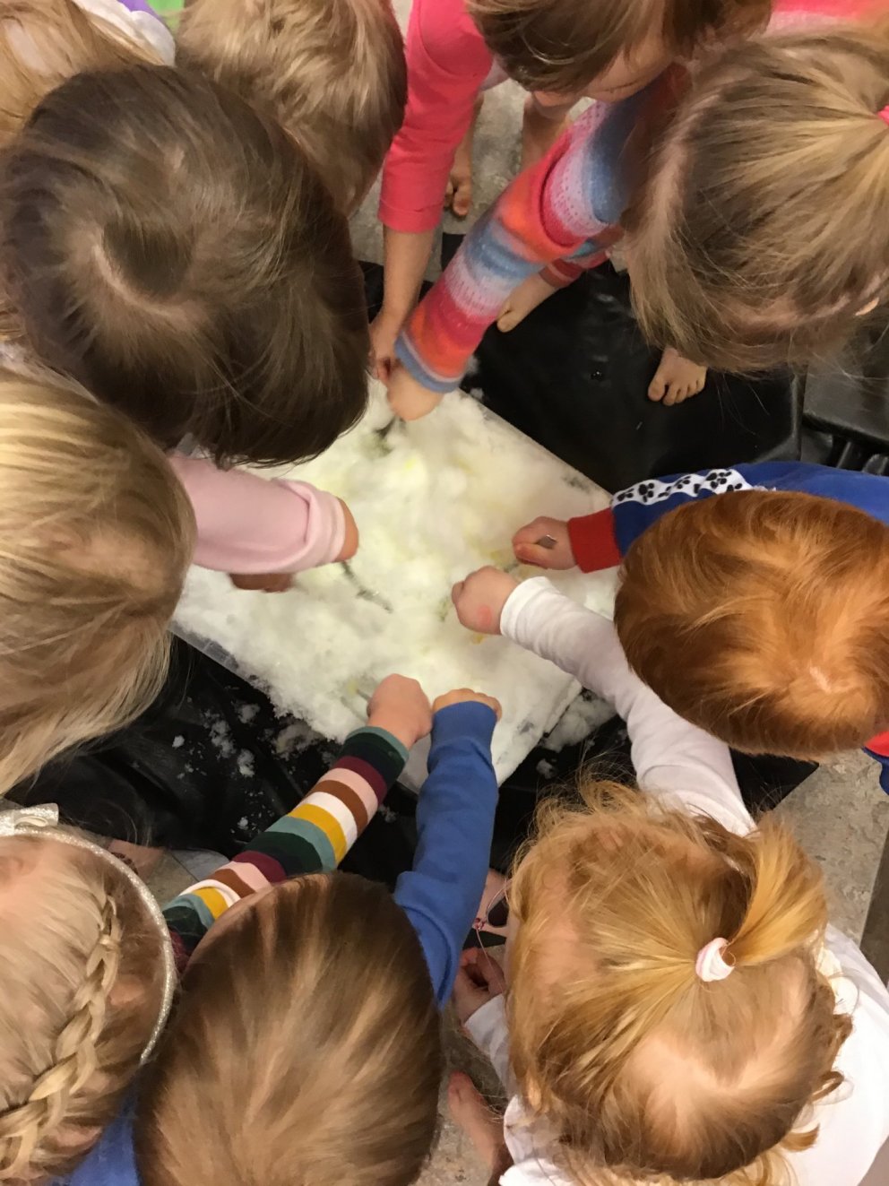 Álfaheimar - snjórinn tekinn inn