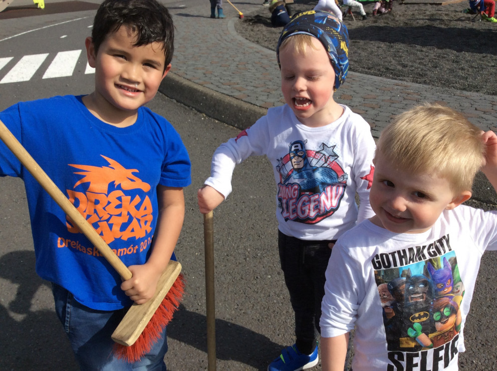 Úti í góða veðrinu