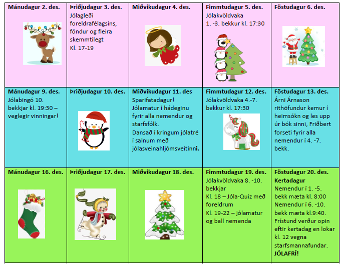 Aðventan og skólinn