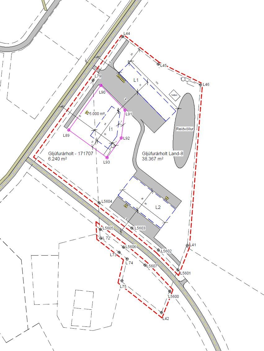 Uppdráttur fyrir land 8