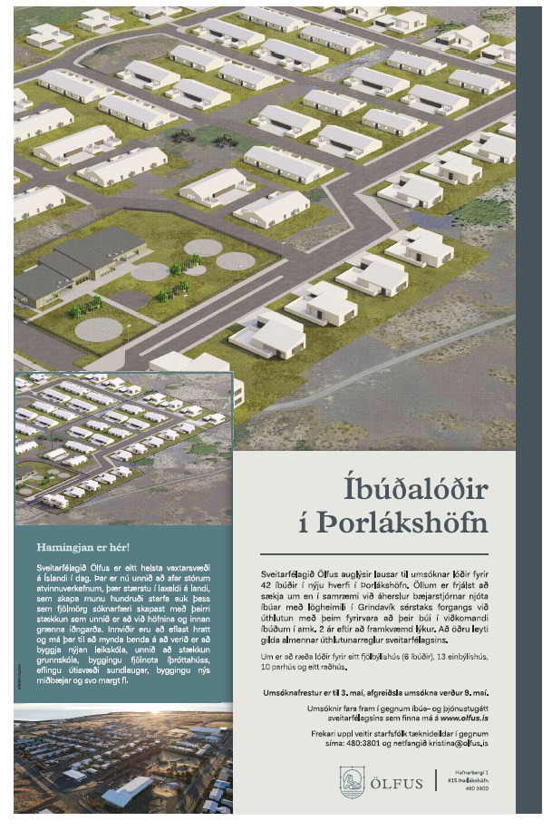 Íbúðalóðir í Þorlákshöfn