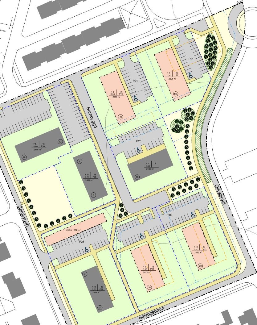 Samþykkt deiliskipulag í Sambyggð