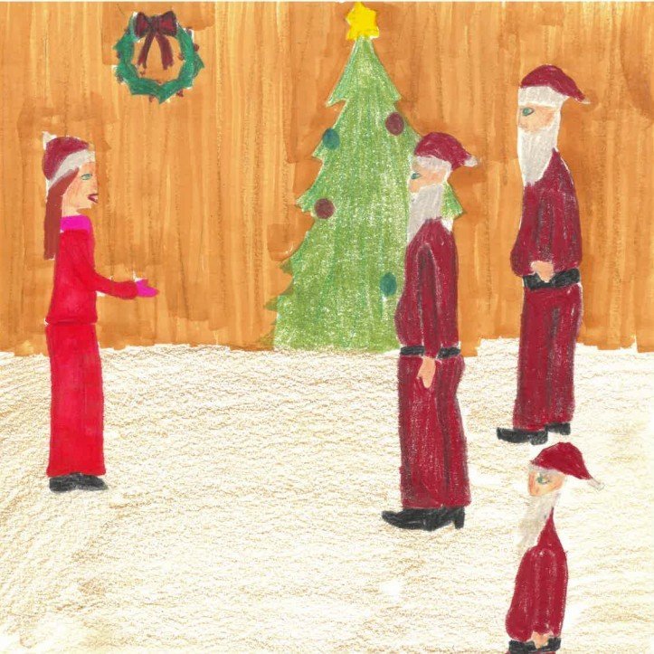 Jólasamvera 1. bekkjar og leikskólanna Bergheima og Hraunheima