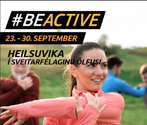 Taktu þátt í Heilsuviku Evrópu #beactiv