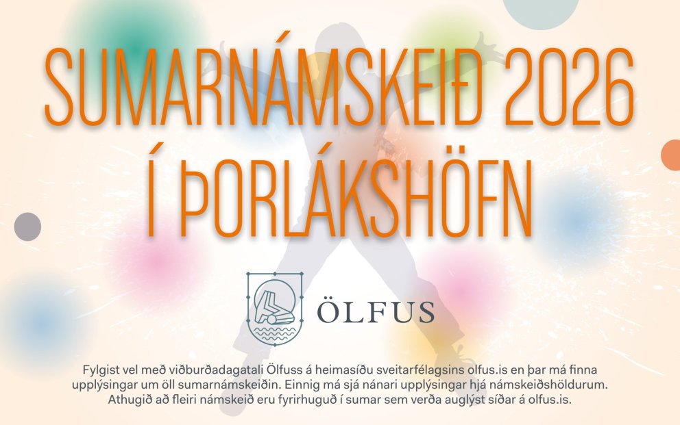 Sumarnámskeið fyrir börn í Ölfusi