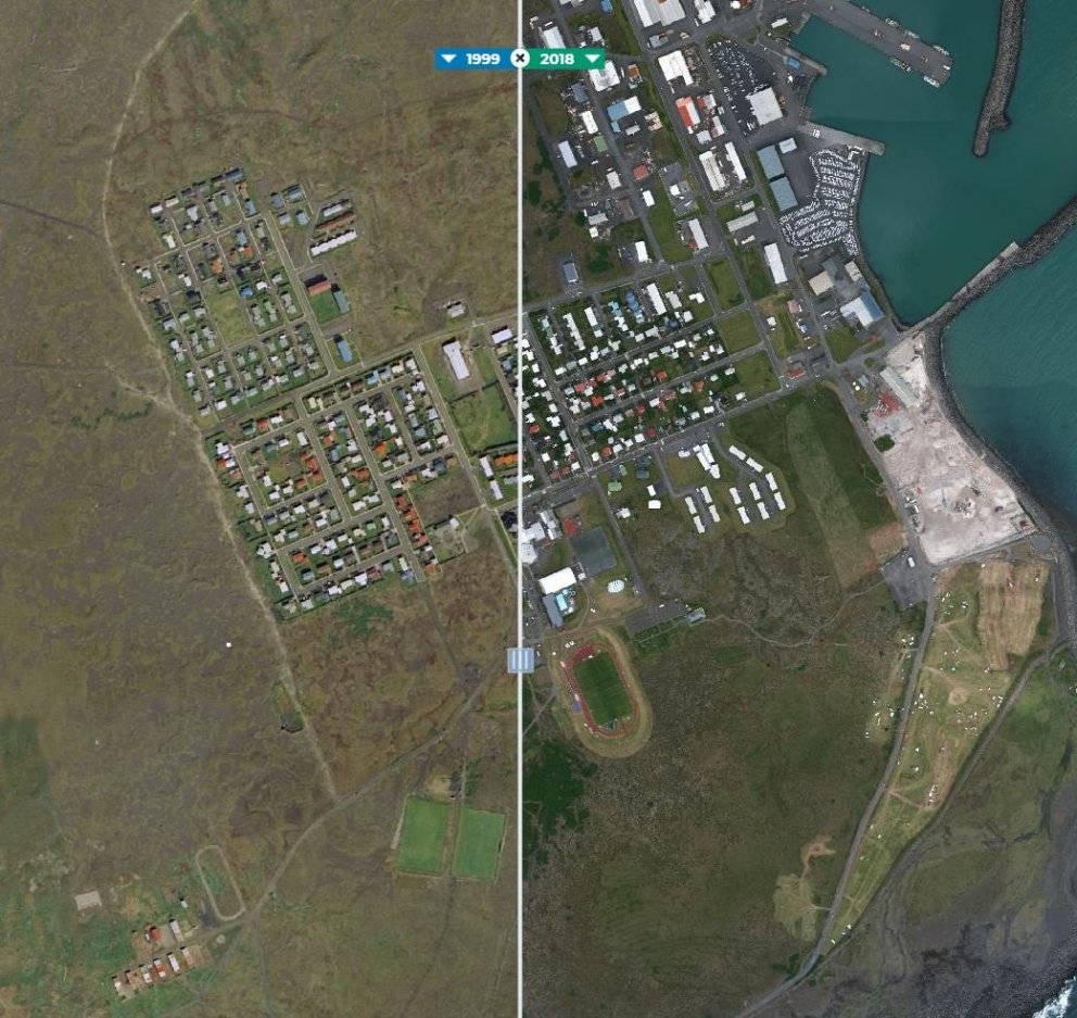 Tímaflakk á kortavefnum