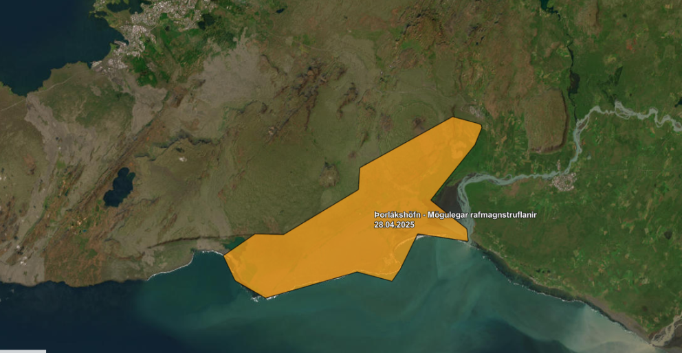 Tilkyning frá Rarik - Mögulegar rafmagnstruflanir í Þorlákshöfn 28.apríl frá kl. 22:30
