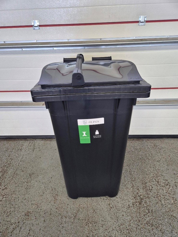 Tvískiptar tunnur í boði fyrir lífrænt og óflokkað sorp