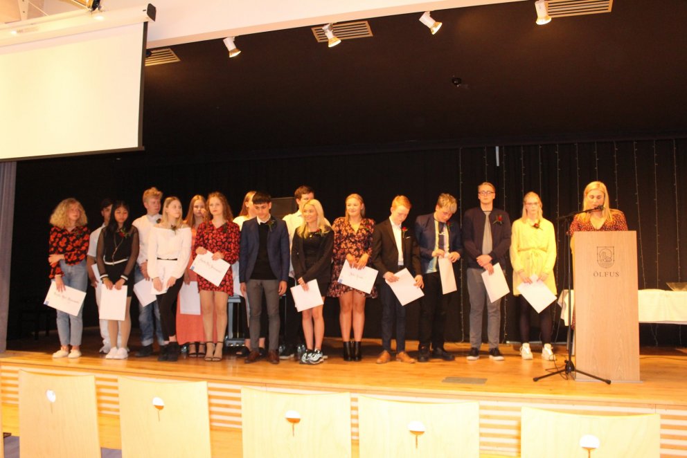 Skólaslit skólaársin 2019-2020