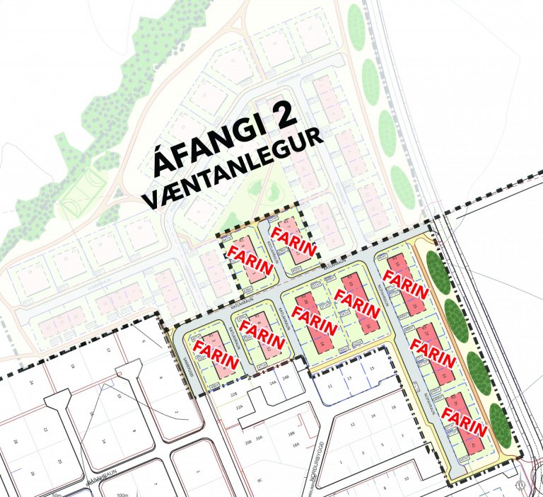 Allar lóðir í 1. áfanga farnar