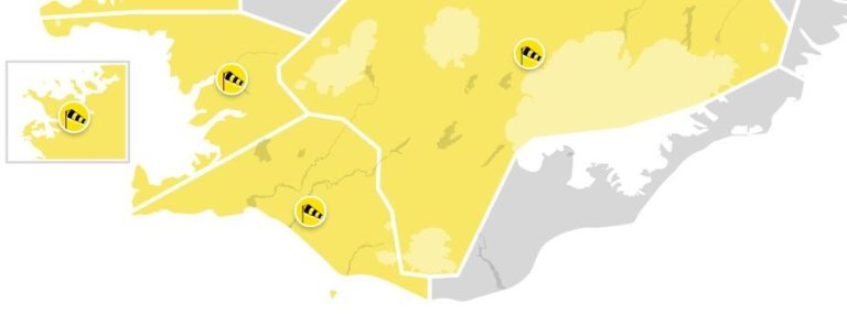 Veðurviðvörun - Gult ástand