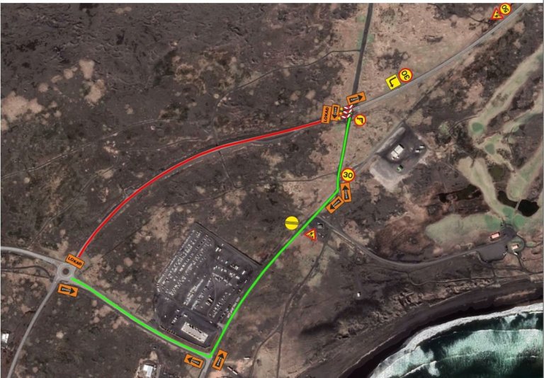 Framkvæmdir við Þorlákshafnarveg