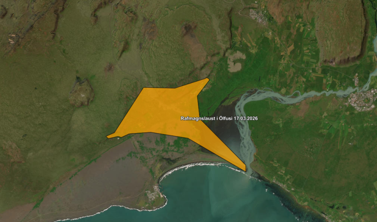 Rafmagnslaust í hluta Ölfuss þriðjudaginn 17.mars frá kl. 12:00-15:00