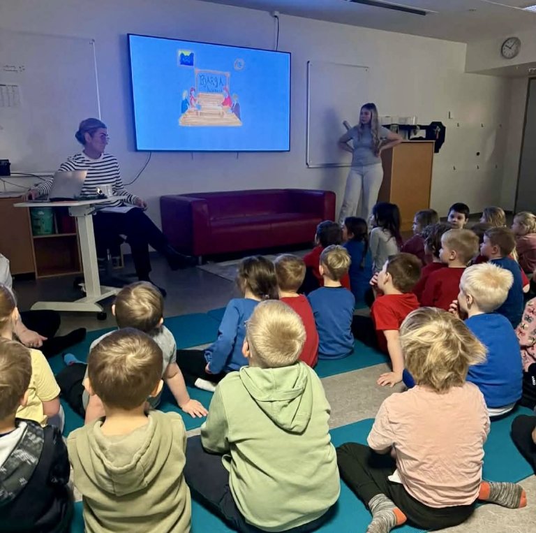 Mynd úr skólastarfi Grunnskólans í Þorlákshöfn