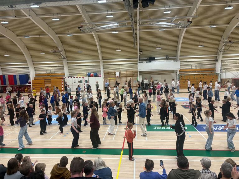 Danssýning skólans heppnaðist frábærlega