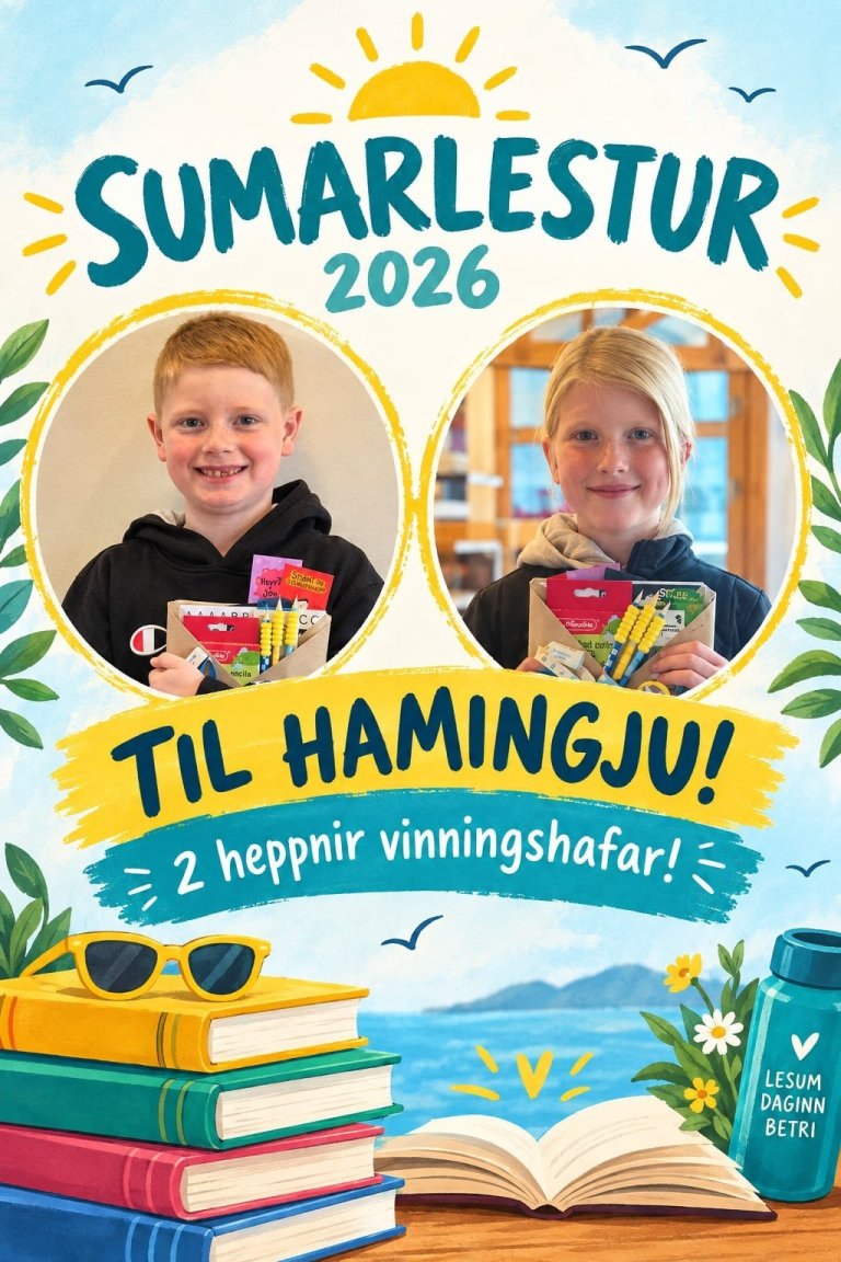 Bæjarbókasafnið – Uppskeruhátíð sumarlesturs