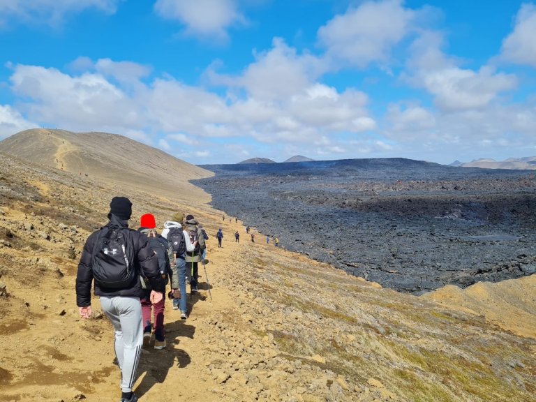 Gönguferð á gosstöðvarnar