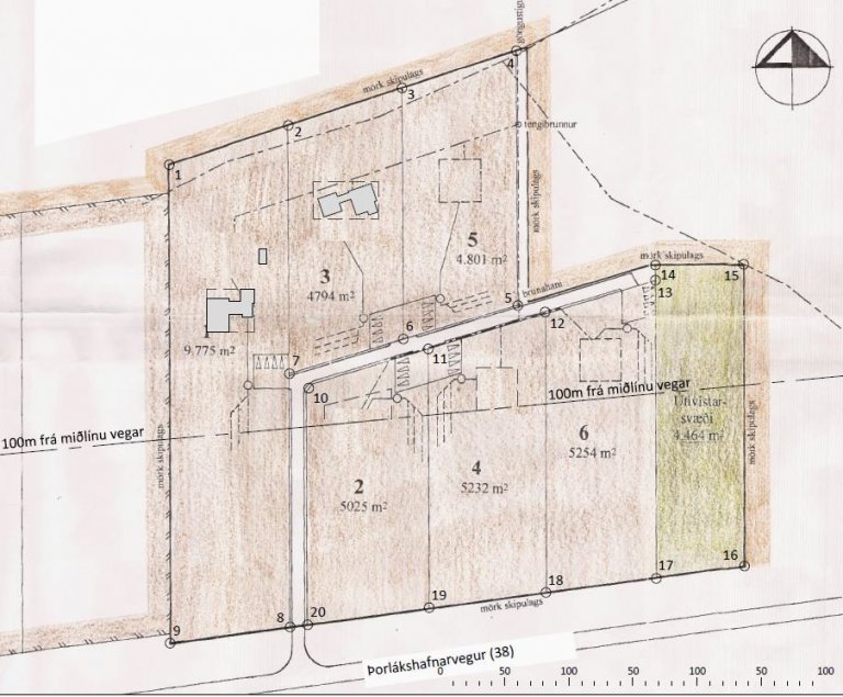 Uppfært deiliskipulag