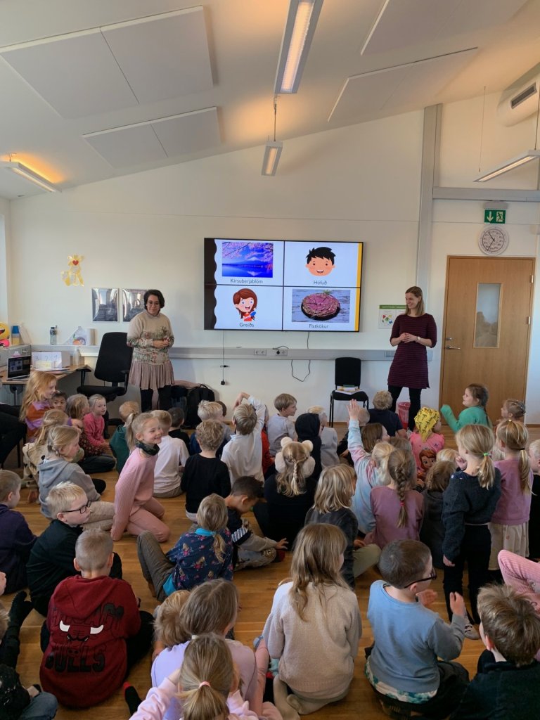 Heimsókn frá Skáld í skólum