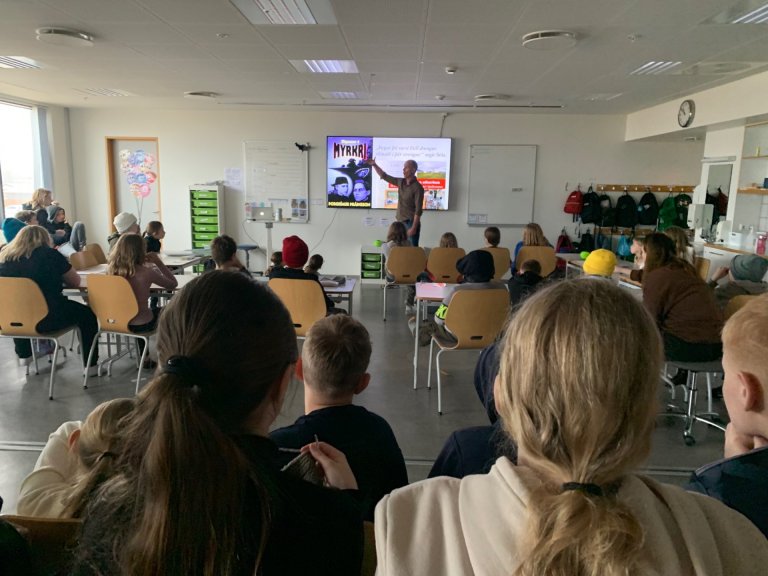 Heimsókn frá Þorgrími Þráinssyni