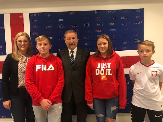 Pólski sendiherrann á Íslandi í heimsókn