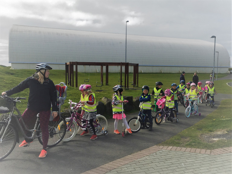 Grill og hjóladagur