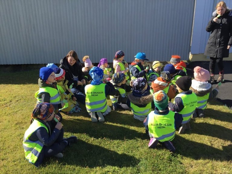 Hulduheimar - vettvangsferð í SB skiltagerð