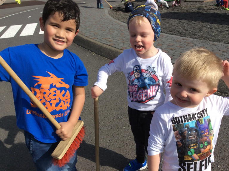 Úti í góða veðrinu