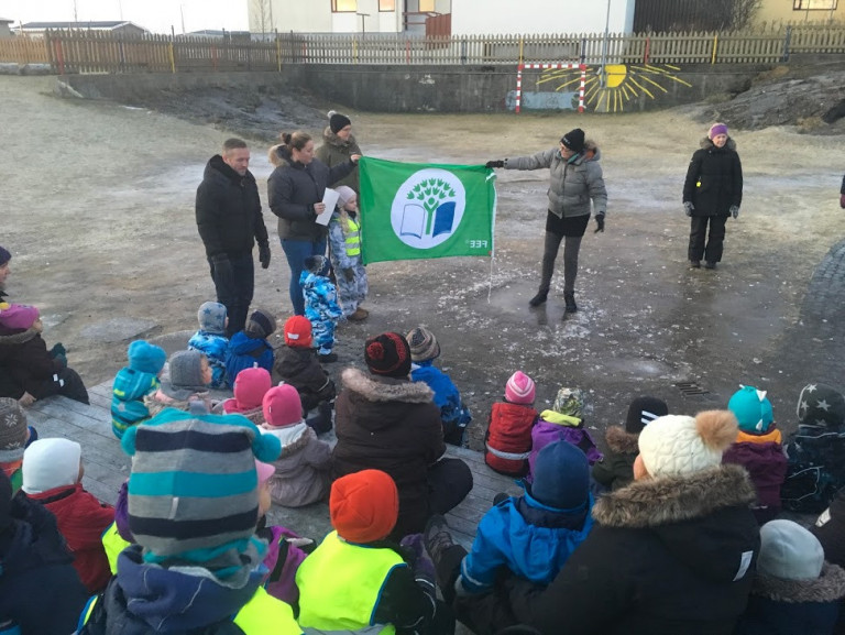 Goðheimar - Grænfáninn afhentur