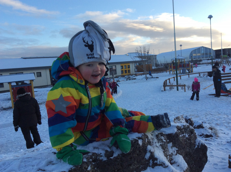 Álfaheimar-Fyrsti snjórinn